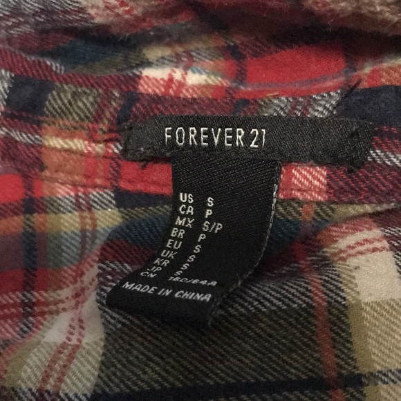 FOREVER 21 FLANNEL - Picture 2 of 2
